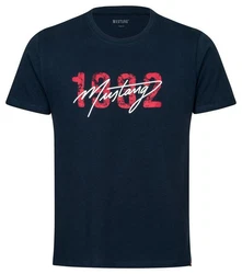 MUSTANG T-Shirt Lounge Shirt Hemd rot