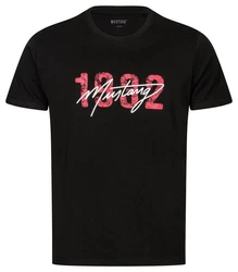 MUSTANG T-Shirt Lounge Shirt Hemd rot