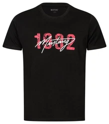 MUSTANG T-Shirt Lounge Shirt Hemd rot