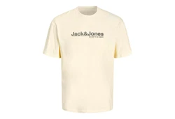 Jack & Jones T-Shirt Jcopuff SS Tee Crew Neck Khaki/Beige/Gelb
