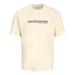 Jack & Jones T-Shirt Jcopuff SS Tee Crew Neck Khaki/Beige/Gelb