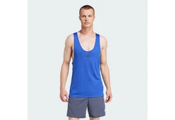 adidas Performance Tanktop WORKOUT STRINGER Hellblau/Blau/Pastell/Grau