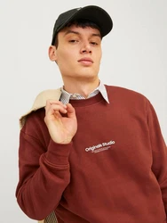 Jack & Jones Sweatshirt Vesterbro Orange/Dunkelrot/Rot