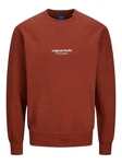 Jack & Jones Sweatshirt Vesterbro Orange/Dunkelrot/Rot