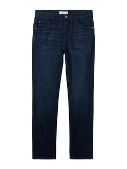 TOM TAILOR 5-Pocket Jeans Slim JOSH Dunkelblau/Blau