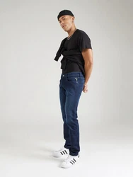Replay Straight-Jeans ANBASS Dunkelblau/Blau