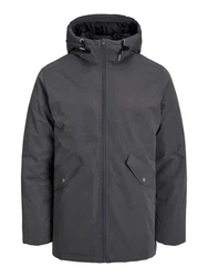 JACK & JONES Jacke JJLoop (1-St) dunkelgrau