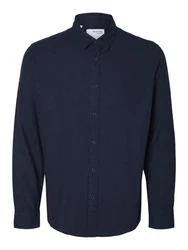 SELECTED HOMME Hemd Owen Dunkelblau/Hellblau/Blau