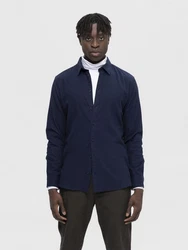 SELECTED HOMME Hemd Owen Dunkelblau/Hellblau/Blau