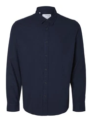 SELECTED HOMME Hemd Owen Dunkelblau/Hellblau/Blau