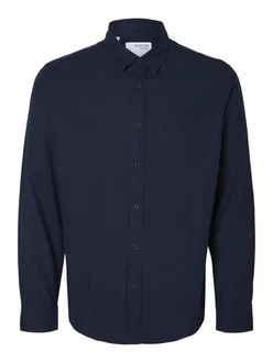 SELECTED HOMME Hemd Owen Dunkelblau/Hellblau/Blau