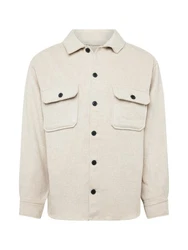 Jack & Jones Langarmhemd JJEBRADLEY OLLIE Beige/Khaki/Creme