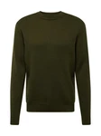 SELECTED HOMME Rundhalspullover SLHDane dunkelgrn
