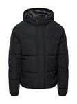 Jack & Jones Steppjacke JJEBRADLEY PUFFER HOOD SN Schwarz/Dunkelblau