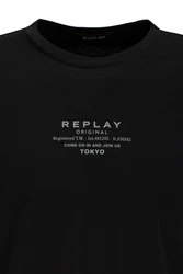 Replay T-Shirt BASIC JERSEY Schwarz
