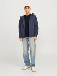 Jack & Jones Rundhalspullover JJEPerfect KNIT CREW NECK SN Dunkelblau