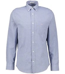 Gant Langarmhemd Hemd POPLIN MICRO GINGHAM SHIRT Hellblau/Dunkelblau/Blau/Grau