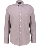 Gant Langarmhemd Hemd POPLIN MICRO GINGHAM SHIRT Dunkelrot/Rot/Bordeaux