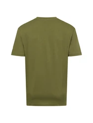 Champion Authentic Athletic Apparel T-Shirt Dunkelgrün/Beige