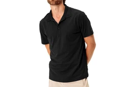 VAUDE Essential Polo Shirt Schwarz/Grau