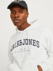 Jack & Jones Sweatshirt JJECaleb navy/weimeliert