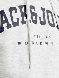 Jack & Jones Sweatshirt JJECaleb navy/weimeliert