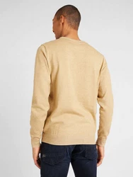 Blend Sweatshirt Strickpullover Bruton sand/schwarz