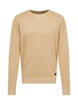 Blend Sweatshirt Strickpullover Bruton sand/schwarz