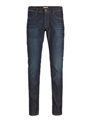 Jack & Jones Regular-fit-Jeans JJGlenn Dunkelblau/Blau