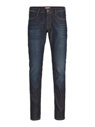 Jack & Jones Regular-fit-Jeans JJGlenn Dunkelblau/Blau