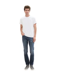 TOM TAILOR 5-Pocket Hose Josh Slim Jeans Blau/Hellblau/Dunkelblau/Weiß/Creme