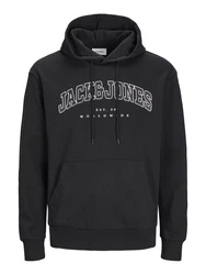 Jack & Jones Sweatshirt JJECaleb schwarz / wei
