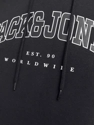 Jack & Jones Sweatshirt JJECaleb schwarz / wei