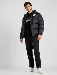 New Era NFL Patch Las Vegas Raiders Hoodie Sweatshirt schwarz/weiß
