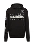 New Era NFL Patch Las Vegas Raiders Hoodie Sweatshirt schwarz/weiß