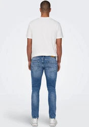 ONLY & SONS Regular-fit Jeans Weft Blau/Hellblau