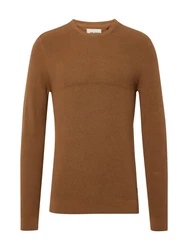 Blend Strickpullover Codford Khaki/Braun