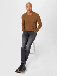 Blend Strickpullover Codford Khaki/Braun