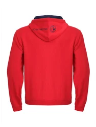 Schietwetter Kapuzenpullover Herren Hoodie Kustenkind Rot