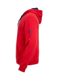 Schietwetter Kapuzenpullover Herren Hoodie Kustenkind Rot