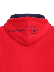 Schietwetter Kapuzenpullover Herren Hoodie Kustenkind Rot