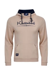 Schietwetter Kapuzenpullover Herren Hoodie Kustenkind Khaki/Braun/Beige