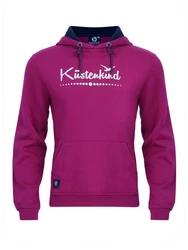 Schietwetter Kapuzenpullover Herren Hoodie Kustenkind Rosa