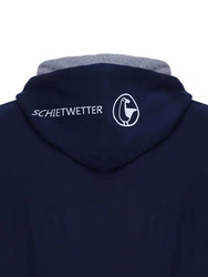Schietwetter Kapuzenpullover Herren Hoodie Kustenkind Blau/Dunkelblau