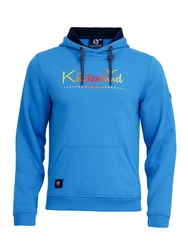 Schietwetter Kapuzenpullover Herren Hoodie Kustenkind Blau/Hellblau
