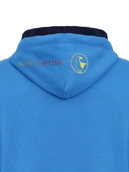 Schietwetter Kapuzenpullover Herren Hoodie Kustenkind Blau/Hellblau