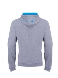 Schietwetter Kapuzenpullover Herren Hoodie Kustenkind Grau/Hellblau/Blau