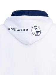Schietwetter Kapuzenpullover Herren Hoodie Kustenkind Blau/Creme/Weiß