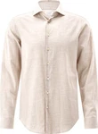 Carl Gross Businesshemd CG Ethan Weiß/Beige/Khaki