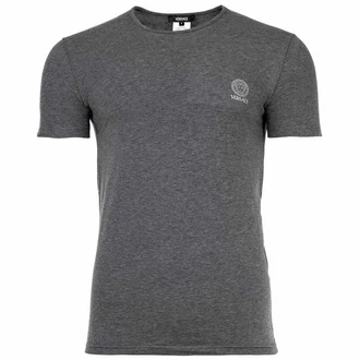 Versace T-Shirt Herren T-Shirt - Unterhemd, Rundhals, Stretch Dunkelgrau/Grau/Hellgrau